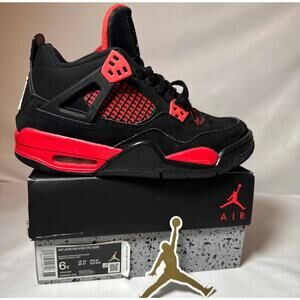 Size 6 - Nike Air Jordan 4 Retro GS Red Thunder Men's Shoes Ships Now